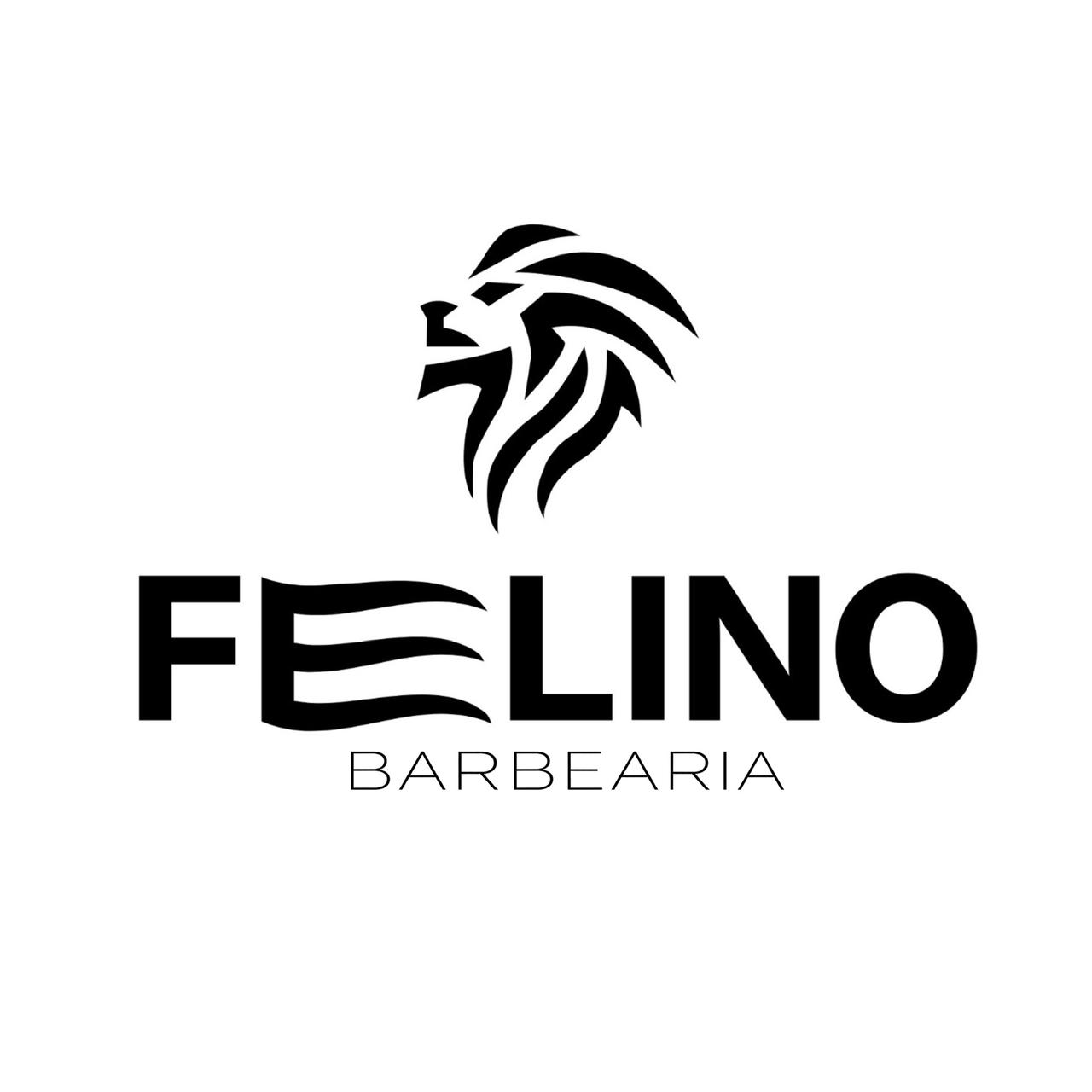 Felino Barbearia Logo